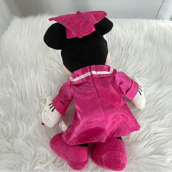 3/$21, Minnie Mouse Graduation Pink Diploma Cap & Gown Plush - Picture 2 of 5